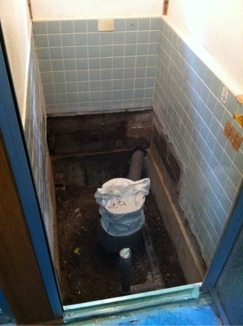 M邸、トイレ改修工事。